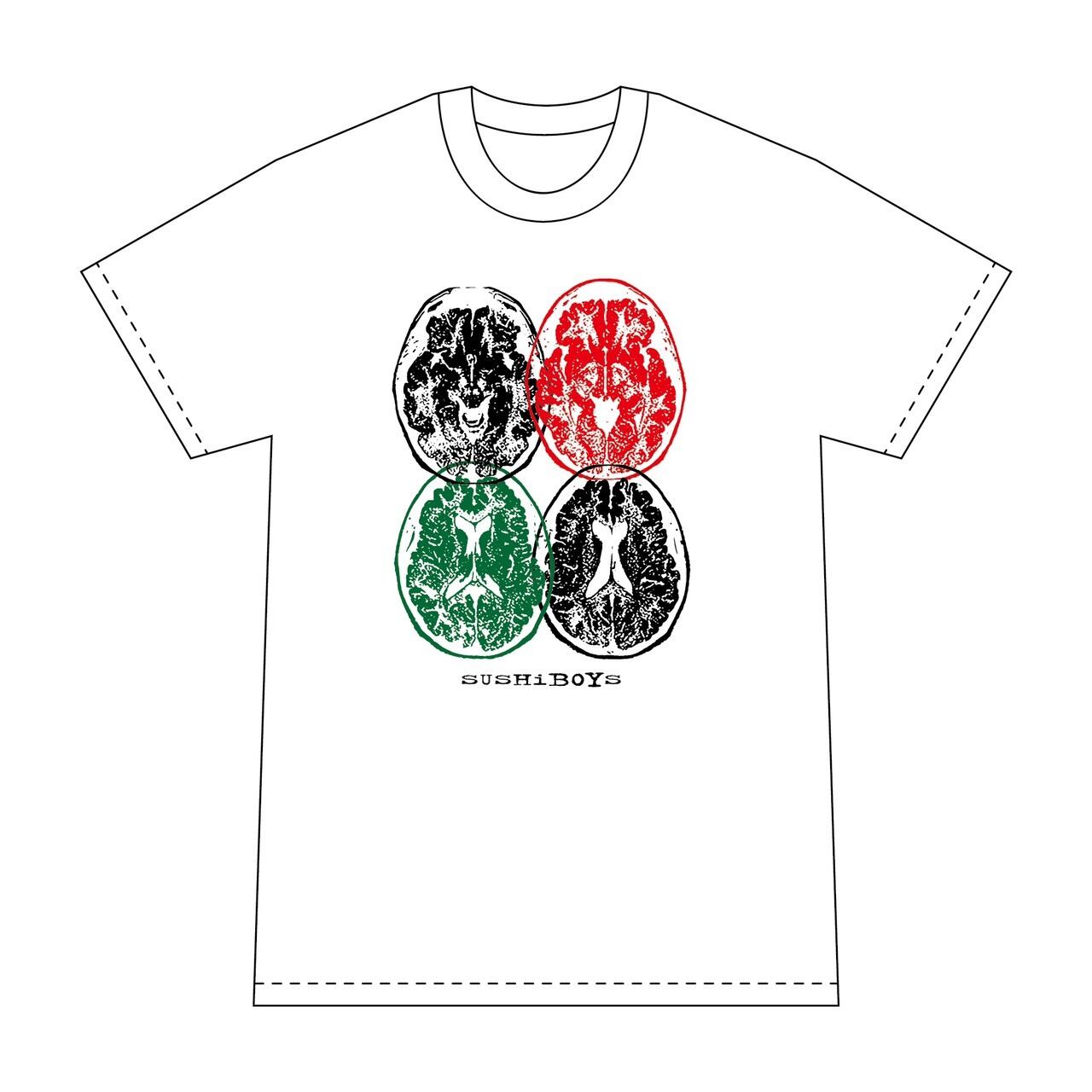 SUSHIBOYS 脳みそ T-shirt(white)