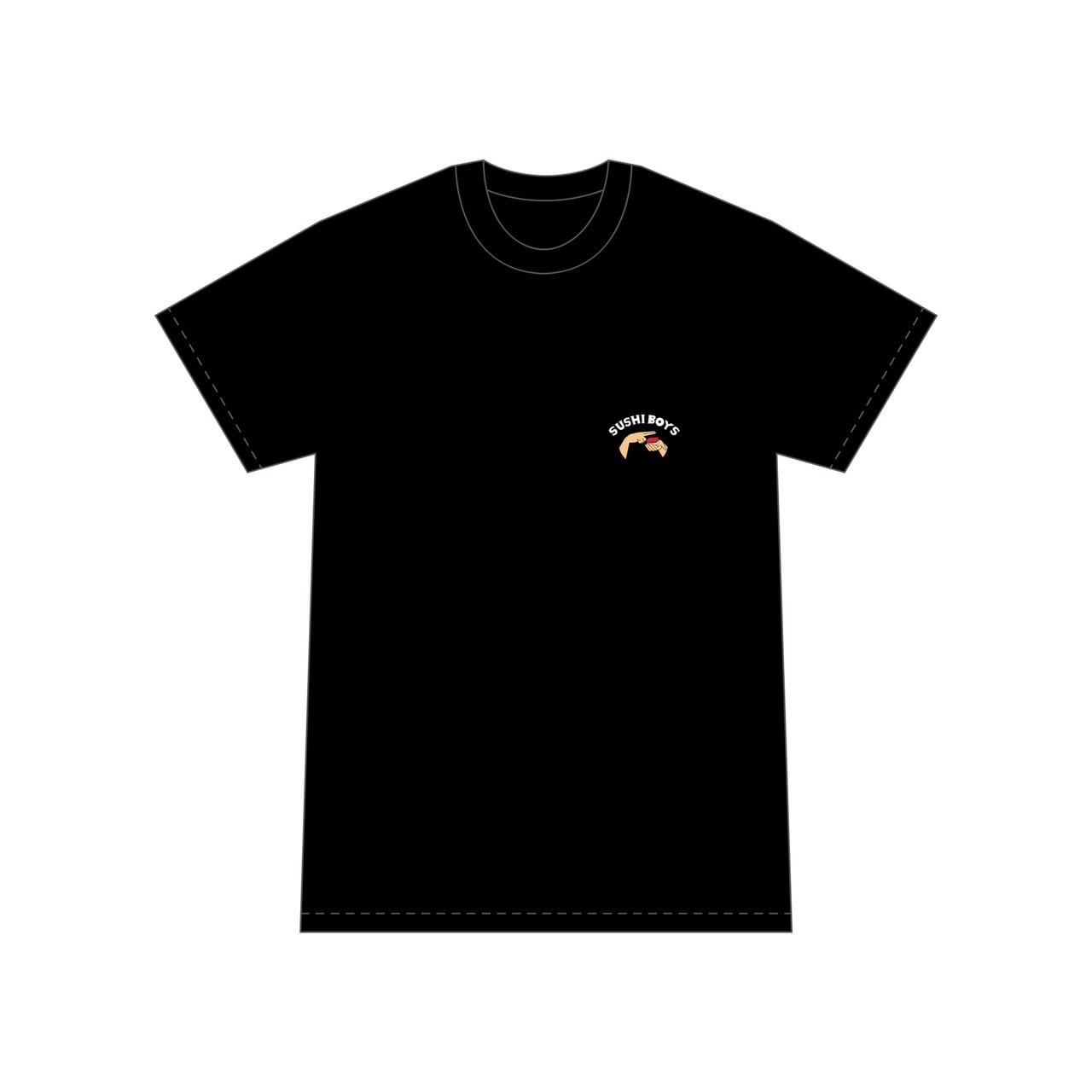 SUSHIBOYS ロゴTシャツ 黒